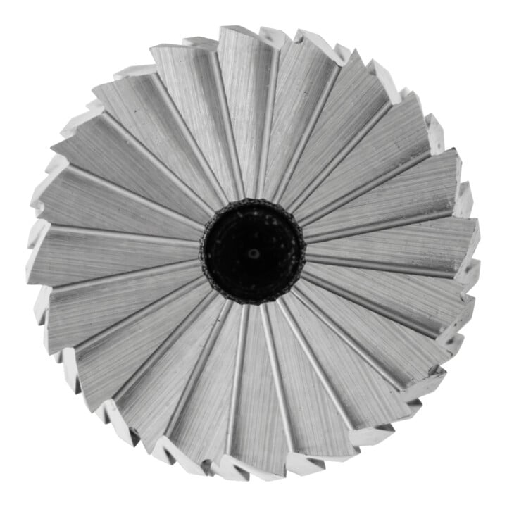 PFERD TOOLS Hartmetall Frässtift Zylinder ZYAS stirnverzahnt Ø 10x25mm Schaft-Ø 6mm Z4 universal mittel fein