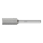 PFERD TOOLS Hartmetall Frässtift Zylinder ZYAS stirnverzahnt Ø 12x25mm Schaft-Ø 6mm Z4 universal mittel fein-1