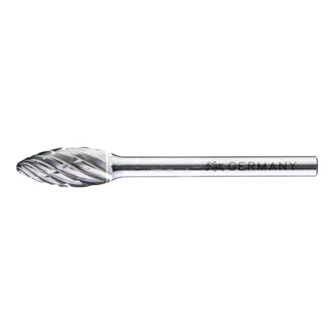PFERD TOOLS Hartmetall Hochleistungsfrässtift ALLROUND Flamme B Ø06x13 mm Schaft-Ø 3 mm universal grob