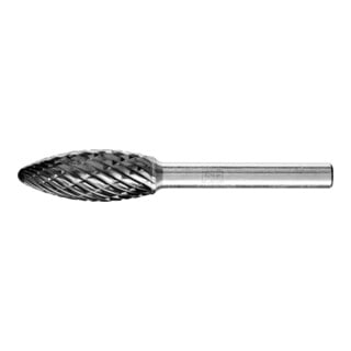 PFERD TOOLS Hartmetall Hochleistungsfrässtift ALLROUND Flamme B Ø 12x30mm Schaft-Ø 6 mm HICOAT universal