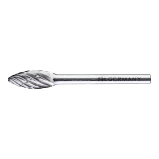 PFERD TOOLS Hartmetall Hochleistungsfrässtift ALLROUND Flamme B Ø06x13 mm Schaft-Ø 3 mm universal grob