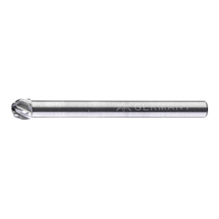 PFERD TOOLS Hartmetall Hochleistungsfrässtift ALLROUND Kugel KUD Ø04x03 mm Schaft-Ø 3 mm universal grob