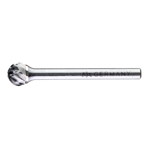 PFERD TOOLS Hartmetall Hochleistungsfrässtift ALLROUND Kugel KUD Ø06x05 mm Schaft-Ø 3 mm universal grob