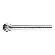 PFERD TOOLS Hartmetall Hochleistungsfrässtift ALLROUND Kugel KUD Ø06x05 mm Schaft-Ø 3 mm universal grob