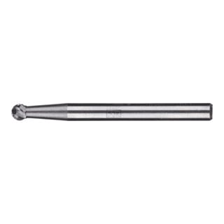 PFERD TOOLS Hartmetall Hochleistungsfrässtift ALLROUND Kugel KUD Ø03x02 mm Schaft-Ø 3 mm universal grob