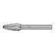 PFERD TOOLS Hartmetall Hochleistungsfrässtift ALLROUND Rundbogen RBF Ø 10x20mm Schaft-Ø 6mm universal grob-1