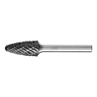 PFERD TOOLS Hartmetall Hochleistungsfrässtift ALLROUND Rundbogen RBF Ø 12x25mm Schaft-Ø 6mm HICOAT universal