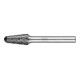 PFERD TOOLS Hartmetall Hochleistungsfrässtift ALLROUND Rundkegel KEL Ø 10x20mm Schaft-Ø 6mm HICOAT universal-1