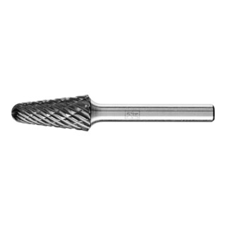 PFERD TOOLS Hartmetall Hochleistungsfrässtift ALLROUND Rundkegel KEL Ø 12x25mm Schaft-Ø 6mm HICOAT universal