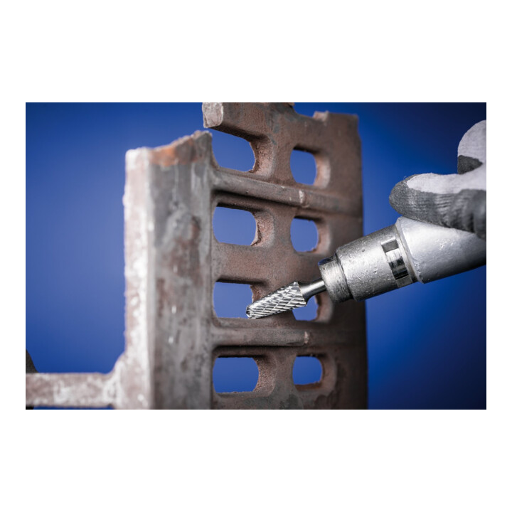 PFERD TOOLS Hartmetall Hochleistungsfrässtift ALLROUND Rundkegel KEL Ø 10x20mm Schaft-Ø 6mm universal grob