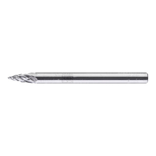 PFERD TOOLS Hartmetall Hochleistungsfrässtift ALLROUND Spitzbogen SPG Ø03x07mm Schaft-Ø 3mm universal grob