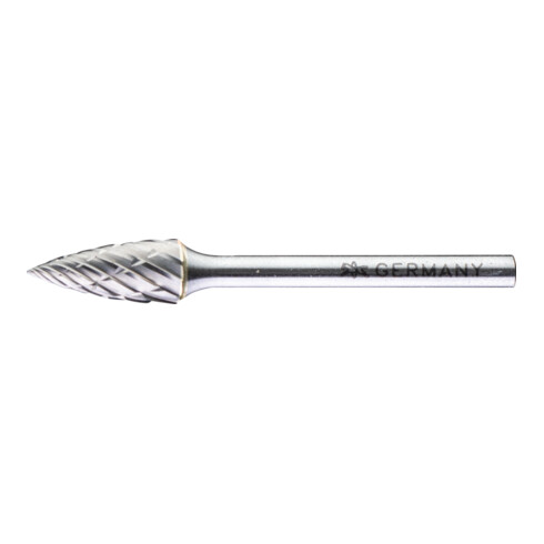 PFERD TOOLS Hartmetall Hochleistungsfrässtift ALLROUND Spitzbogen SPG Ø06x13mm Schaft-Ø 3mm universal grob