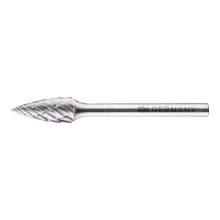 PFERD TOOLS Hartmetall Hochleistungsfrässtift ALLROUND Spitzbogen SPG Ø06x13mm Schaft-Ø 3mm universal grob
