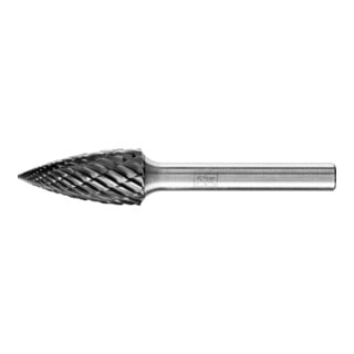 PFERD TOOLS Hartmetall Hochleistungsfrässtift ALLROUND Spitzbogen SPG Ø 12x25mm Schaft-Ø 6mm HICOAT universal