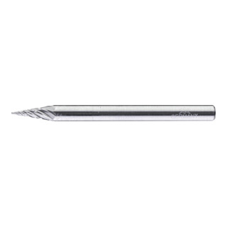 PFERD TOOLS Hartmetall Hochleistungsfrässtift ALLROUND Spitzkegel SKM Ø03x07mm Schaft-Ø 3mm universal grob