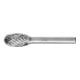 PFERD TOOLS Hartmetall Hochleistungsfrässtift ALLROUND Tropfen TRE Ø 12x20mm Schaft-Ø 6 mm universal grob