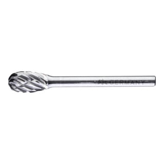 PFERD TOOLS Hartmetall Hochleistungsfrässtift ALLROUND Tropfen TRE Ø06x10mm Schaft-Ø 3 mm universal grob