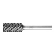 PFERD TOOLS Hartmetall Hochleistungsfrässtift ALLROUND Zylinder ZYAS stirn Ø 12x25mm Schaft-Ø 6mm HICOAT Stahl