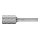 PFERD TOOLS Hartmetall Hochleistungsfrässtift ALLROUND Zylinder  ZYAS stirn Ø 16x25mm Schaft-Ø 6mm universal grob-1