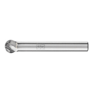 PFERD TOOLS Hartmetall Hochleistungsfrässtift ALU Kugel KUD Ø 08x07mm Schaft-Ø 6mm für Alu/NE Metalle