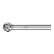 PFERD TOOLS Hartmetall Hochleistungsfrässtift ALU Kugel KUD Ø 10x09mm Schaft-Ø 6mm für Alu/NE Metalle
