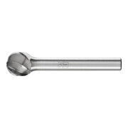 PFERD TOOLS Hartmetall Hochleistungsfrässtift ALU Kugel KUD Ø 12x10mm Schaft-Ø 6mm für Alu/NE Metalle