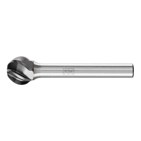 PFERD TOOLS Hartmetall Hochleistungsfrässtift ALU Kugel KUD Ø 12x10mm Schaft-Ø 6mm für Alu/NE Metalle HICOAT