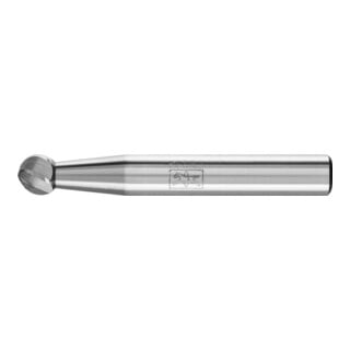PFERD TOOLS Hartmetall Hochleistungsfrässtift ALU Kugel KUD Ø 06x05mm Schaft-Ø 6mm für Alu/NE Metalle