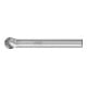 PFERD TOOLS Hartmetall Hochleistungsfrässtift ALU Kugel KUD Ø 08x07mm Schaft-Ø 6mm für Alu/NE Metalle