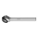 PFERD TOOLS Hartmetall Hochleistungsfrässtift ALU Kugel KUD Ø 12x10mm Schaft-Ø 6mm für Alu/NE Metalle HICOAT