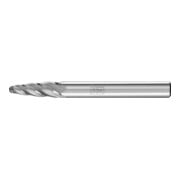 PFERD TOOLS Hartmetall Hochleistungsfrässtift ALU Rundbogen RBF Ø 06x18mm Schaft-Ø 6mm für Alu/NE Metalle