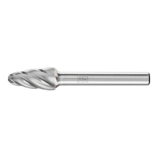 PFERD TOOLS Hartmetall Hochleistungsfrässtift ALU Rundbogen RBF Ø 10x20mm Schaft-Ø 6mm für Alu/NE Metalle