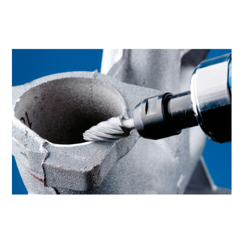 PFERD TOOLS Hartmetall Hochleistungsfrässtift  ALU Rundbogen RBF Ø 12x25mm Schaft-Ø 6mm für Alu/NE Metalle HICOAT