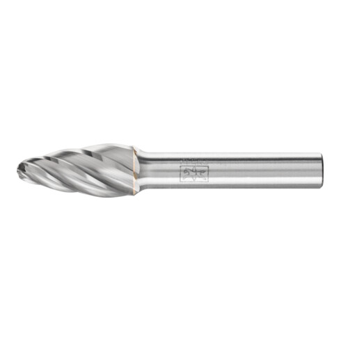 PFERD TOOLS Hartmetall Hochleistungsfrässtift ALU Rundbogen RBF Ø 12x25mm Schaft-Ø 8mm für Alu/NE Metalle