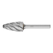 PFERD TOOLS Hartmetall Hochleistungsfrässtift ALU Rundbogen RBF Ø 16x30mm Schaft-Ø 6mm für Alu/NE Metalle