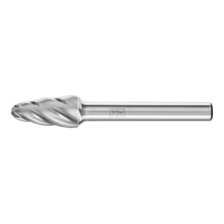 PFERD TOOLS Hartmetall Hochleistungsfrässtift ALU Rundbogen RBF Ø 10x20mm Schaft-Ø 6mm für Alu/NE Metalle
