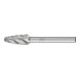 PFERD TOOLS Hartmetall Hochleistungsfrässtift ALU Rundbogen RBF Ø 10x20mm Schaft-Ø 6mm für Alu/NE Metalle