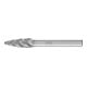 PFERD TOOLS Hartmetall Hochleistungsfrässtift ALU Rundbogen RBF Ø 12x25mm Schaft-Ø 6mm für Alu/NE Metalle