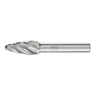 PFERD TOOLS Hartmetall Hochleistungsfrässtift ALU Rundbogen RBF Ø 12x25mm Schaft-Ø 8mm für Alu/NE Metalle