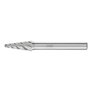 PFERD TOOLS Hartmetall Hochleistungsfrässtift ALU Rundkegel KEL Ø 08x20mm Schaft-Ø 6mm für Alu/NE Metalle