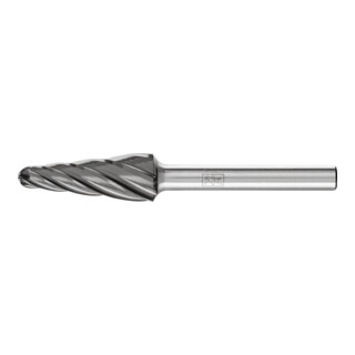 PFERD TOOLS Hartmetall Hochleistungsfrässtift  ALU Rundkegel KEL Ø 12x30mm Schaft-Ø 6mm für Alu/NE Metalle HICOAT