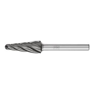 PFERD TOOLS Hartmetall Hochleistungsfrässtift  ALU Rundkegel KEL Ø 12x30mm Schaft-Ø 6mm für Alu/NE Metalle HICOAT