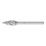 PFERD TOOLS Hartmetall Hochleistungsfrässtift ALU Spitzbogen SPG Ø 06x13mm Schaft-Ø 3mm für Alu/NE Metalle