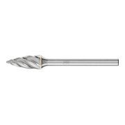 PFERD TOOLS Hartmetall Hochleistungsfrässtift ALU Spitzbogen SPG Ø 06x13mm Schaft-Ø 3mm für Alu/NE Metalle