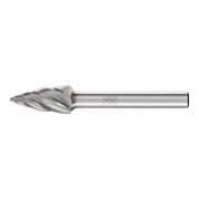 PFERD TOOLS Hartmetall Hochleistungsfrässtift ALU Spitzbogen SPG Ø 10x20mm Schaft-Ø 6mm für Alu/NE Metalle