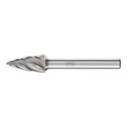 PFERD TOOLS Hartmetall Hochleistungsfrässtift ALU Spitzbogen SPG Ø 10x20mm Schaft-Ø 6mm für Alu/NE Metalle