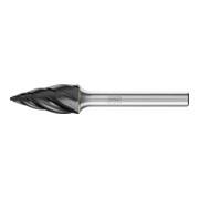 PFERD TOOLS Hartmetall Hochleistungsfrässtift ALU Spitzbogen SPG Ø 12x25 mm Schaft-Ø 6 mm HICOAT für Alu