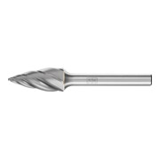 PFERD TOOLS Hartmetall Hochleistungsfrässtift ALU Spitzbogen SPG Ø 12x25mm Schaft-Ø 6mm für Alu/NE Metalle