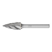 PFERD TOOLS Hartmetall Hochleistungsfrässtift ALU Spitzbogen SPG Ø 12x25mm Schaft-Ø 6mm für Alu/NE Metalle