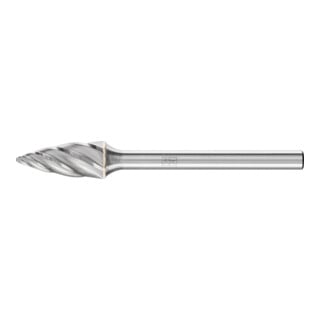 PFERD TOOLS Hartmetall Hochleistungsfrässtift ALU Spitzbogen SPG Ø 06x13mm Schaft-Ø 3mm für Alu/NE Metalle